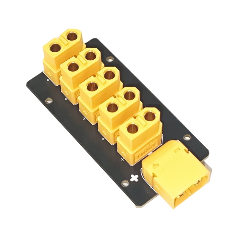 Drone Power Distribution Board - Ingenious-XT60プラグ電源分配ボード。XT60から5つのポートへ分配するPDBモジュール。RCモデルやドローン用コネクター部品。