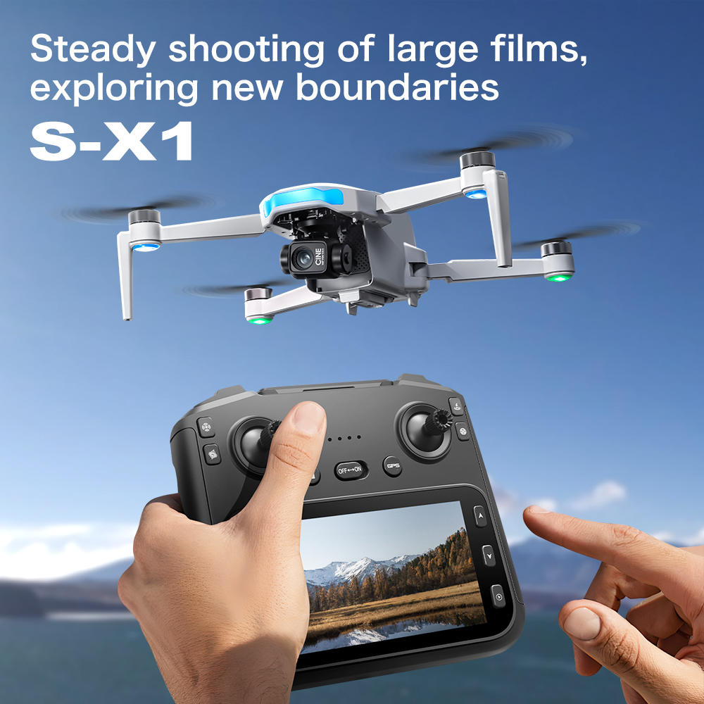 オリジナルS-X1 GPS折りたたみ式RCクアッドコプター  - Drone Gps Mount のレビューと価格